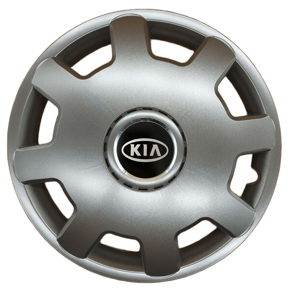 Автомобільні модельні ковпаки R13 Kia 105 4шт, SJS, сріблясті Київ - фото 1