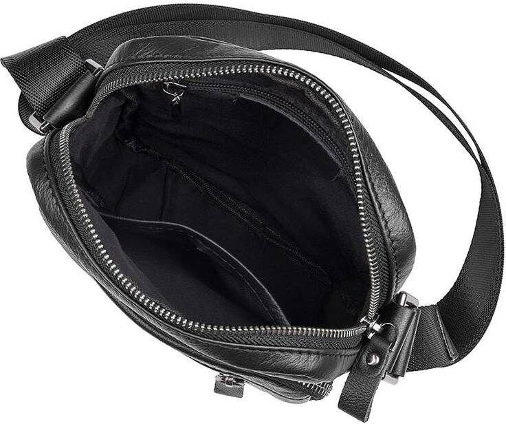 Сумка Vintage 14527 из натуральной кожи Черная Киев - изображение 2