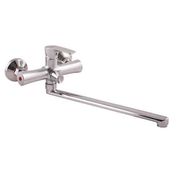 Змішувач для ванни ZERIX FAB-7, сталевий Харків