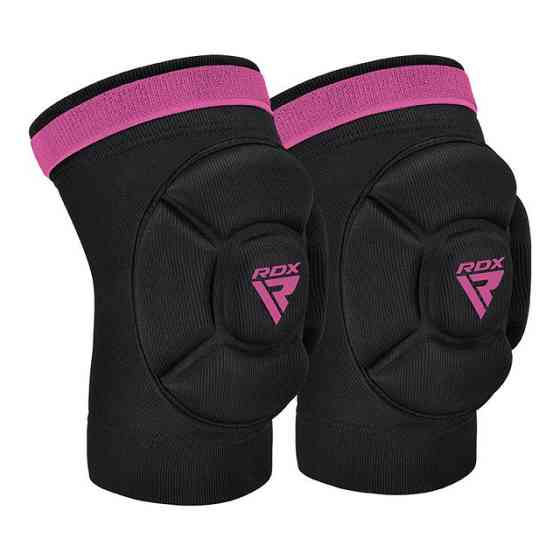 Наколінники спортивні RDX HOSIERY KNEE FOAM K5 BLACK/PINK-M (пара) Кам'янське