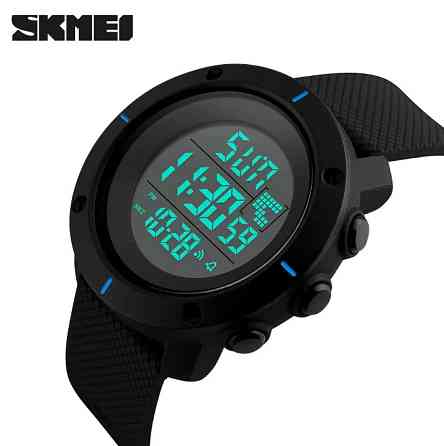 Мужские спортивные часы Skmei 1213 dekker чорные с синим Киев