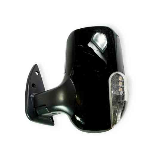 Зеркало заднего вида наружное новый образец левое с поворотом черный глянец ГАЗель Мукачево