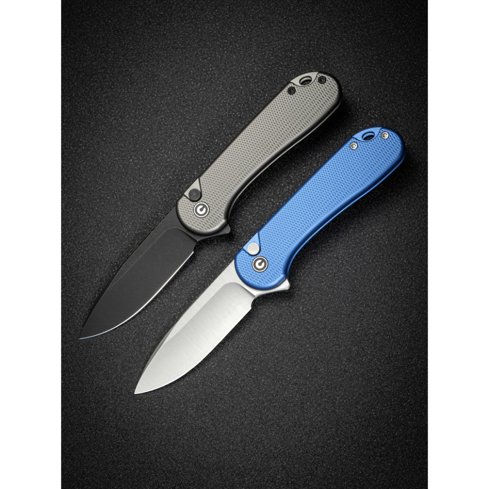 Ніж складаний кишеньковий Civivi Elementum II, (7.5 см) Nitro-V / Aluminum синій Київ - фото 19