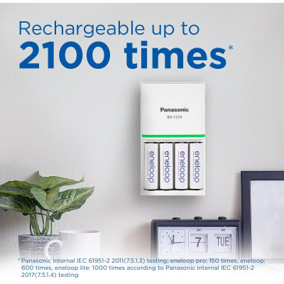 Аккумулятор Panasonic AA Eneloop 2000mAh NI-MH * 2 (BK-3MCDE/2CP) Винница - изображение 8