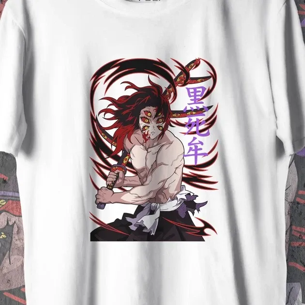 Футболка для підлітка хлопчика з принтом Клинок, рассекающий демонов Кокушибо 2 WE Розмір 160 Anime10418 Дніпро - фото 4