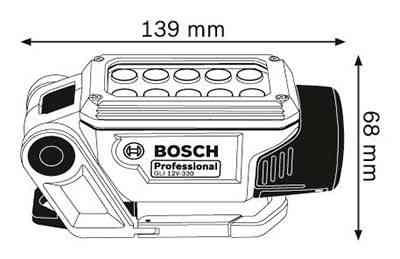 Ліхтар акумуляторний Bosch Professional GLI 12V-LI без АКБ та ЗП Київ