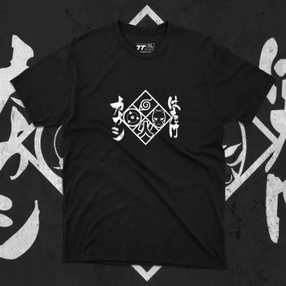 Футболка мужская с принтом Наруто Символи Размер 48 Anime0282 Днепр