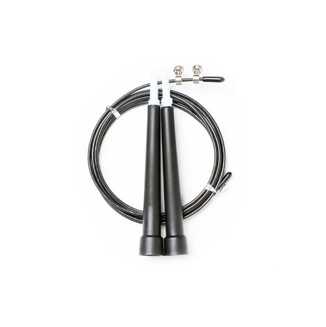 Скакалка швидкісна "CM" NE-C-4-L чорна Вінниця - фото 1