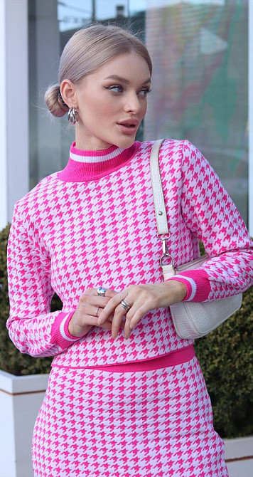 Трикотажний костюм зі спідницею (42-44) Київ - фото 2