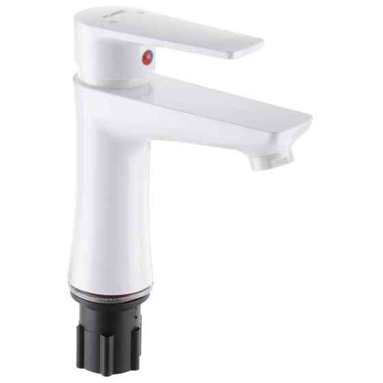 Змішувач для умивальника Plamix Oscar-001  Білий    ( PM0601 ) 20485 Харків