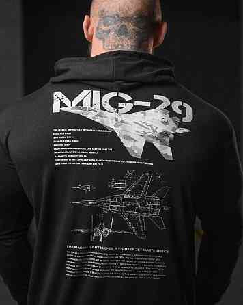 Худі maklin mig -29 black НП4949 Київ