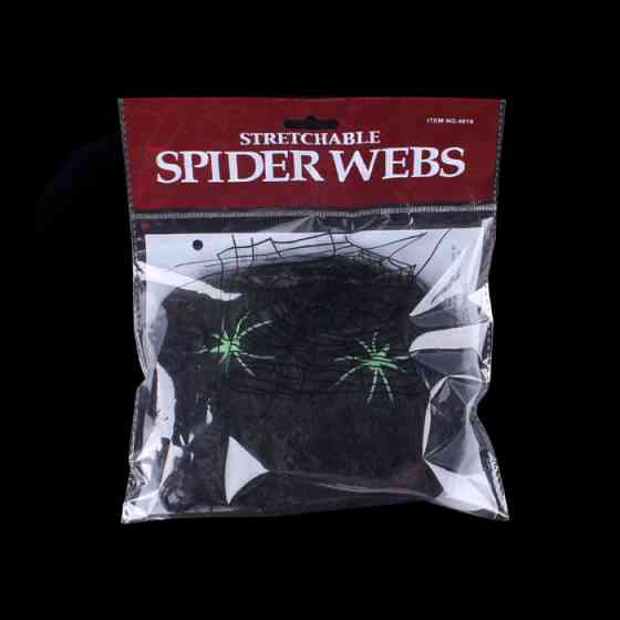 Паутина искусственная на Хэллоуин 20 г черный Киев