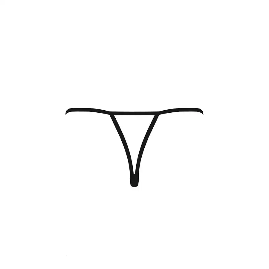 Трусики мереживні з доступом Passion Exclusive VIOLANTE THONG L/XL, black Львів - фото 6