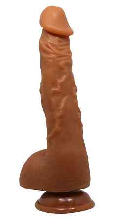 Фалоімітатор на присосці Baile Beautiful JASON 9,4'' Brown, BW-008041NR-1 Sex Aura Київ