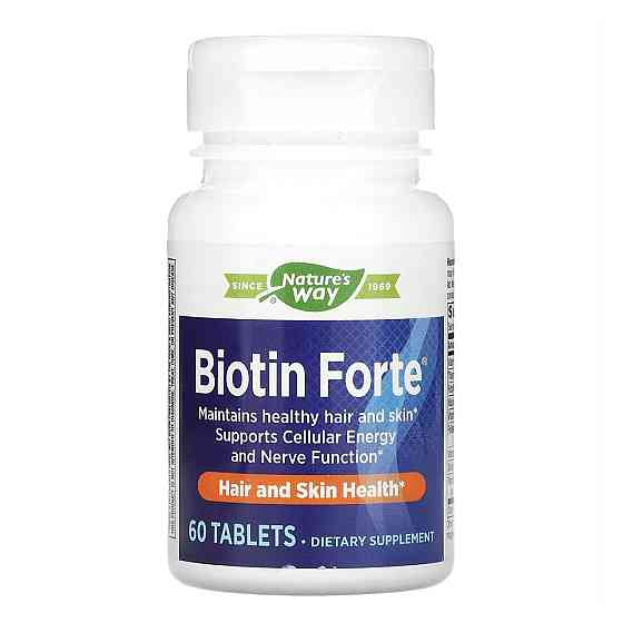 Біотин Nature's Way Biotin Forte 5 mg 60 tabs Київ