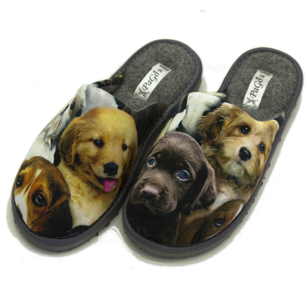 Женские тапочки с закрытыми пальчиками Собачки Одесса - изображение 2