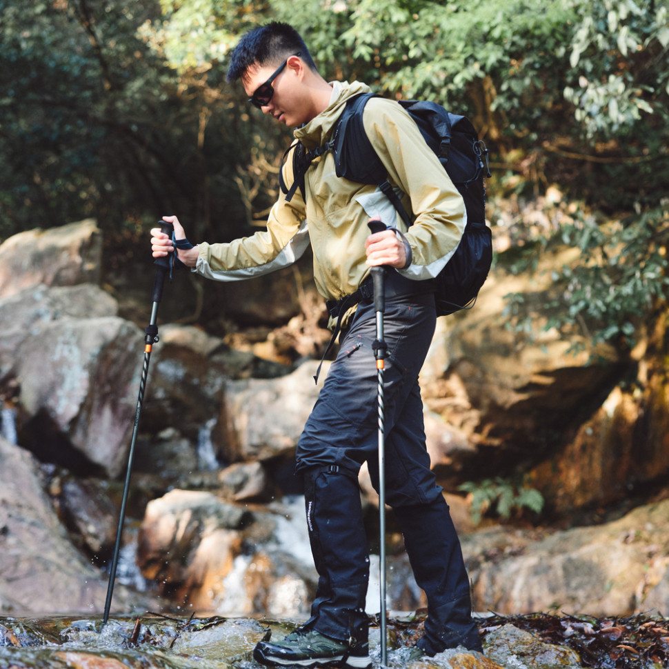 Трекінгова палиця Naturehike CNK2450DS013, 115-135 см, чорна Київ - фото 5