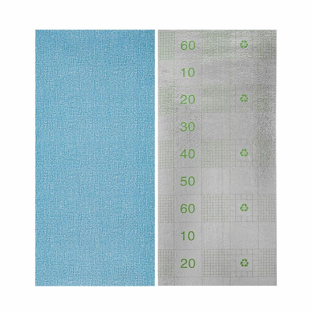 Самоклеящиеся обои голубые с белым Киев - изображение 3