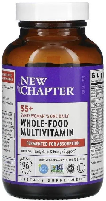 Мультивитамины для женщин 55+ New Chapter Woman's Multi 96 таб Киев - изображение 1