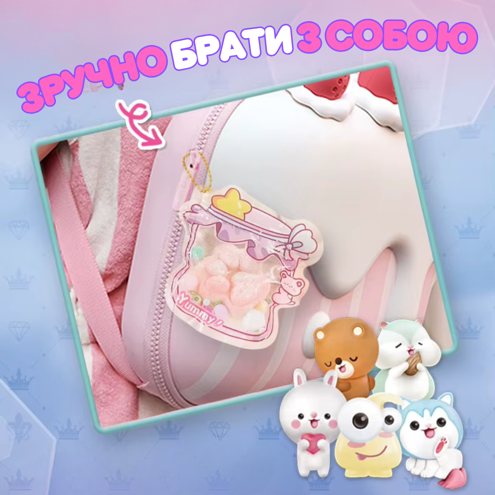 Набор для изготовления сквишей антистресов Таба лапок,детский набор для творчества "Создай сквиш сам" 6 штук Кам'янець-Подільський - фото 5