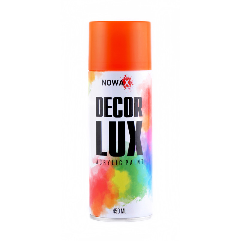 Краска флуоресцентная Nowax Spray оранжевая 450мл Львов - изображение 1
