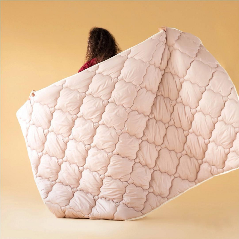 Ковдра IDEIA Woolly вовняна всесезонна 140х210 см (56860972) Чернівці - фото 8