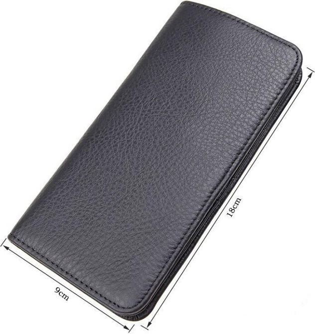 Кошелек мужской Vintage 14463 Черный Киев - изображение 7