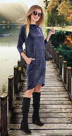 OVERSIZE велюровое платье (46) Киев