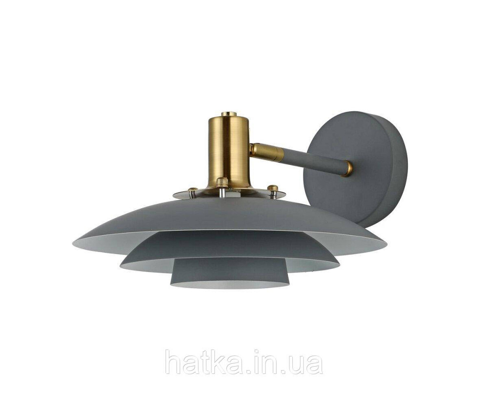 Настінне бра G 74729/1W Темно-сірий + Хром Київ - фото 2