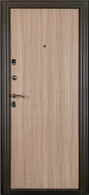 Дверь входная Даримаг Аризона Антик серебро / ПВХ Бежевый 860х2050 мм Киев - изображение 2