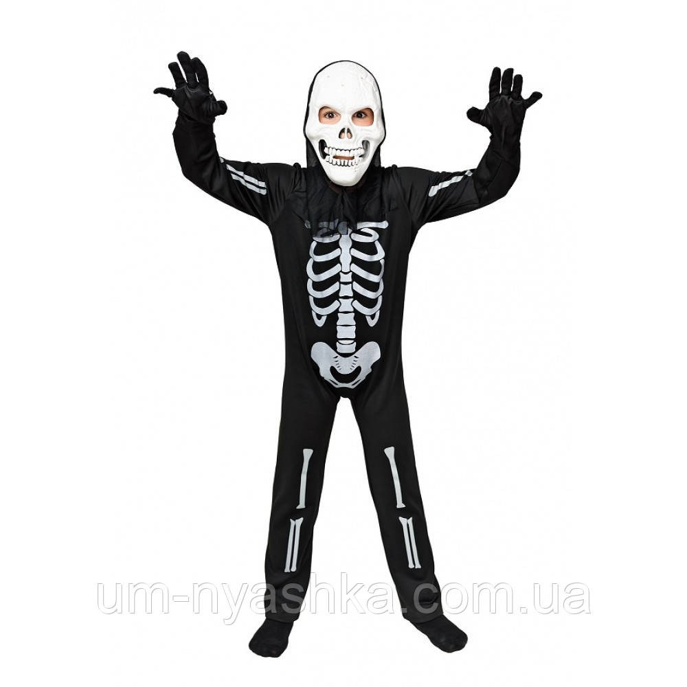 Детский маскарадный костюм на Хэллоуин Скелет светящийся Кривой Рог - изображение 2