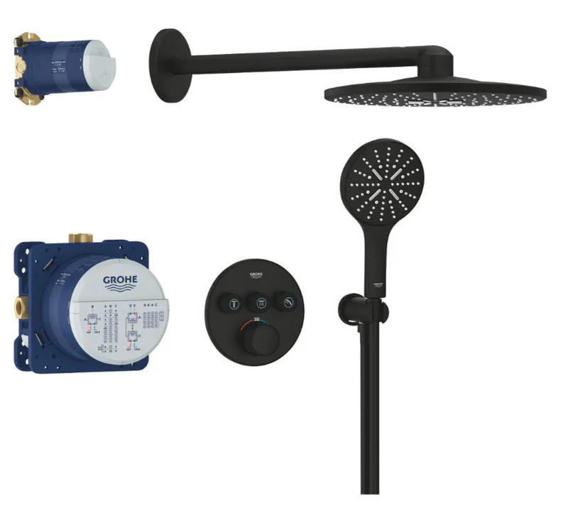 Душова система прихованого монтажу Grohe Grohtherm SmartControl з Rainshower SmartActive 310 (34863KF0) Київ - фото 1