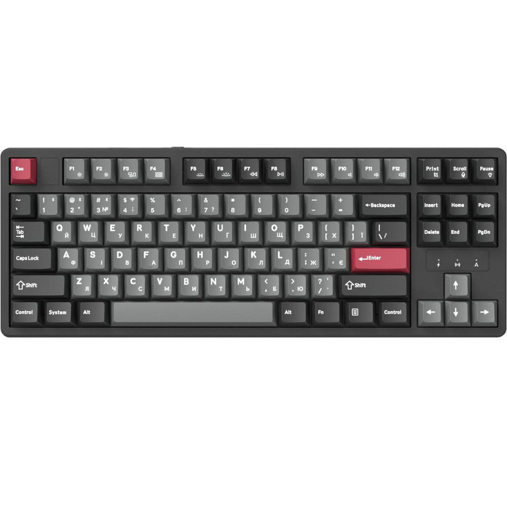 Клавіатура бездротова GamePro Asgard Ragnar Keychron Super Red Switch Black (MK285BK) ( 16903 ) Харків - фото 2