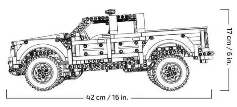 Конструктор LEGO Technic 42126 на 1379 деталей джип Ford Rapto. Киев - изображение 1