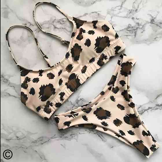 Купальник роздільний жіночий S леопардовий Київ