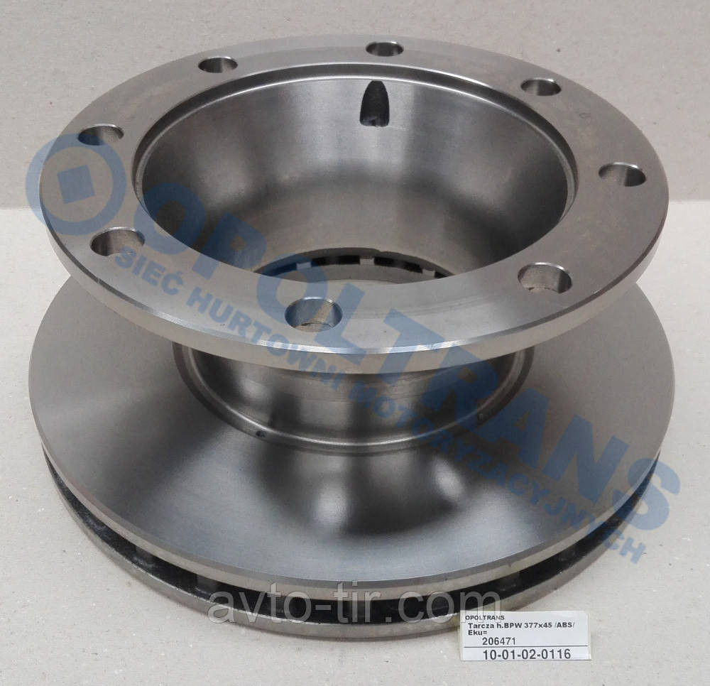 Диск гальмівний BPW (8 отв.), 215.110 0308834010 0308834017 0308834030 0308834037 0308834090 0308834097 Луцьк - фото 1