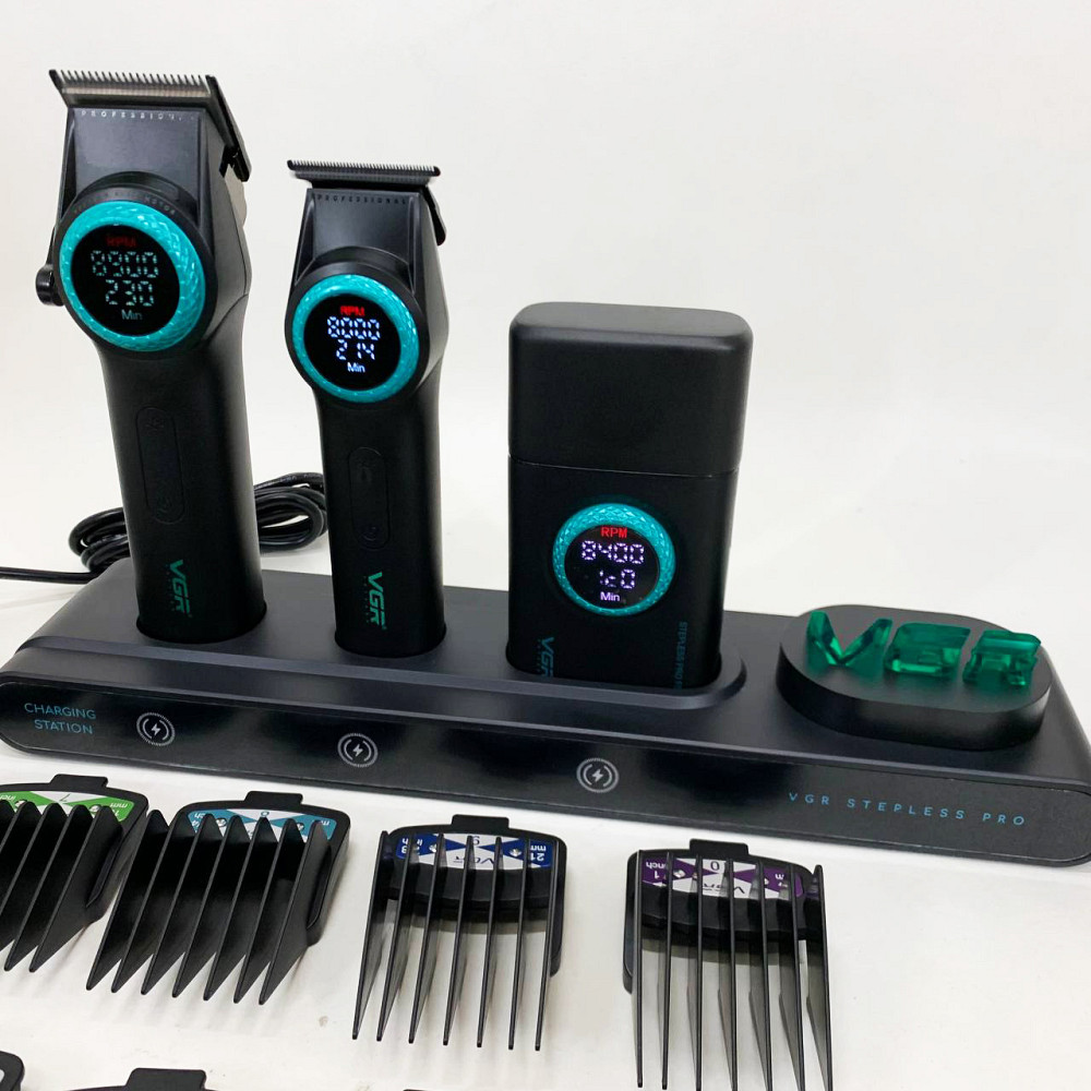 Стильна машинка для стрижки VGR, Бездротовий тример для стрижки волосся Машинка підстригання BJ-88 Івано-Франківськ - фото 5