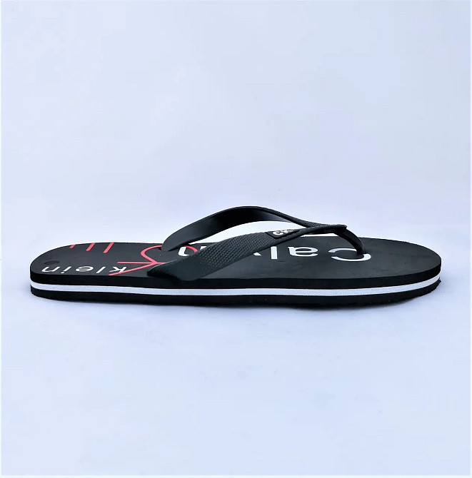 Мужские Тапочки Шлёпанцы Вьетнамки Черные Сланцы Шлёпки (размеры: 44,45) Днепр - изображение 3