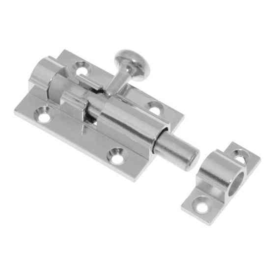 Шпингалет-задвижка малый хром Харьков