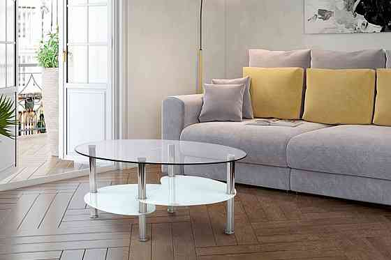 Стіл журнальний Ненсі XS-3191, білий Киев