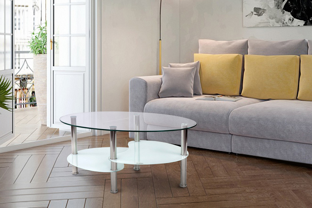 Стіл журнальний Ненсі XS-3191, білий Київ - фото 5