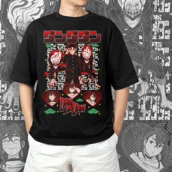 Футболка для подростка мальчика с принтом Дандадан Okurun Размер 160 Anime10931 Днепр