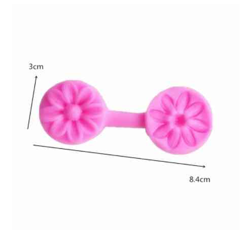 Молд силиконовый Цветочек 84 на 30 мм розовый Киев