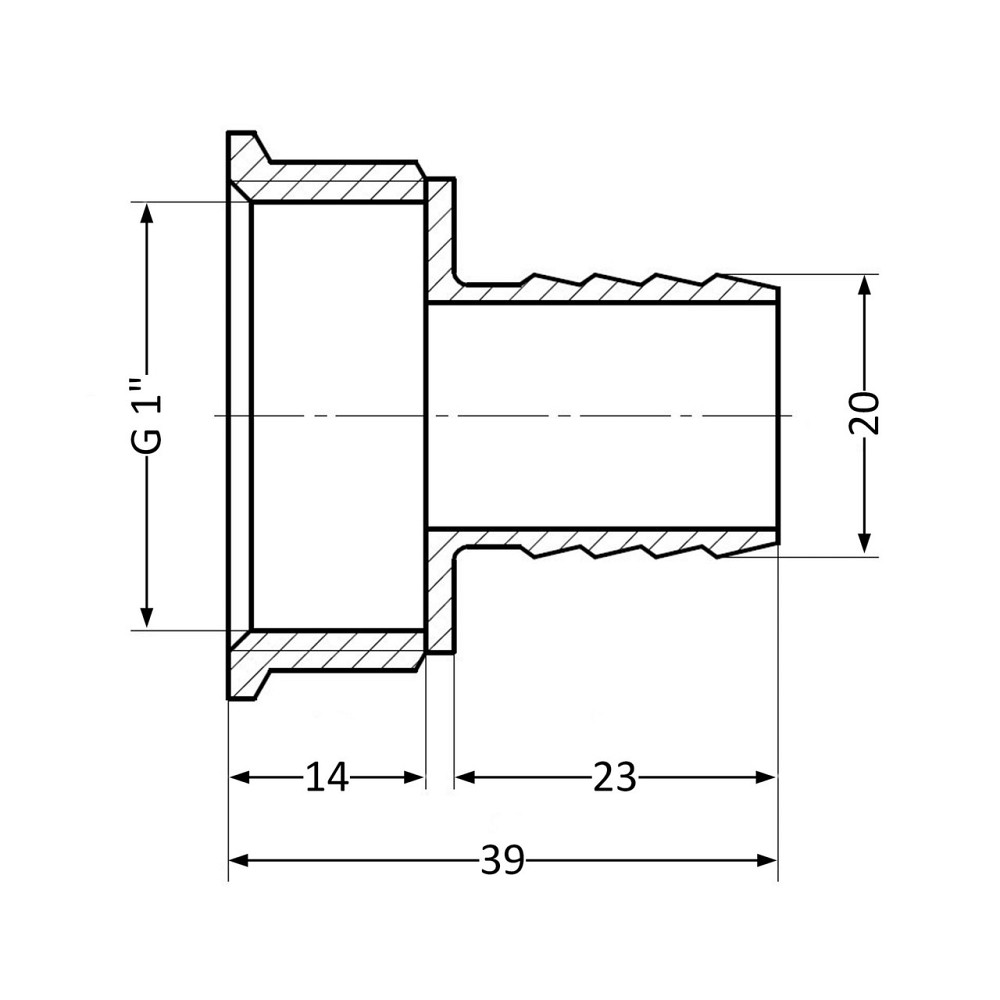 Штуцер Thermo Alliance Standart 20х1