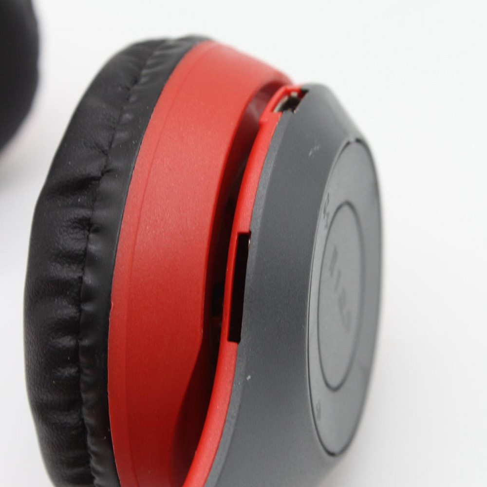 Бездротові Bluetooth-навушники з мікрофоном і Mp3 плеєром, P47, Червоний/Стереогарнітура/Накладні навушники блютуз Київ - фото 8