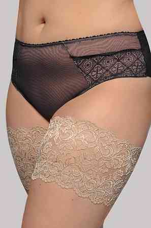 Мереживні бандалетки на стегна Shato Lace Бежевий, XXL Київ