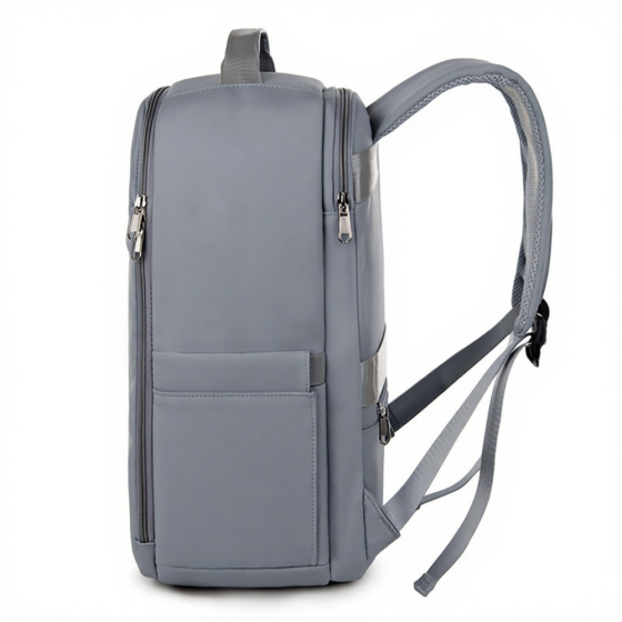 Рюкзак городской для путешествий дорожный влагоотталкивающий 40х20х25 см,материал Oxford,серый Кам'янець-Подільський