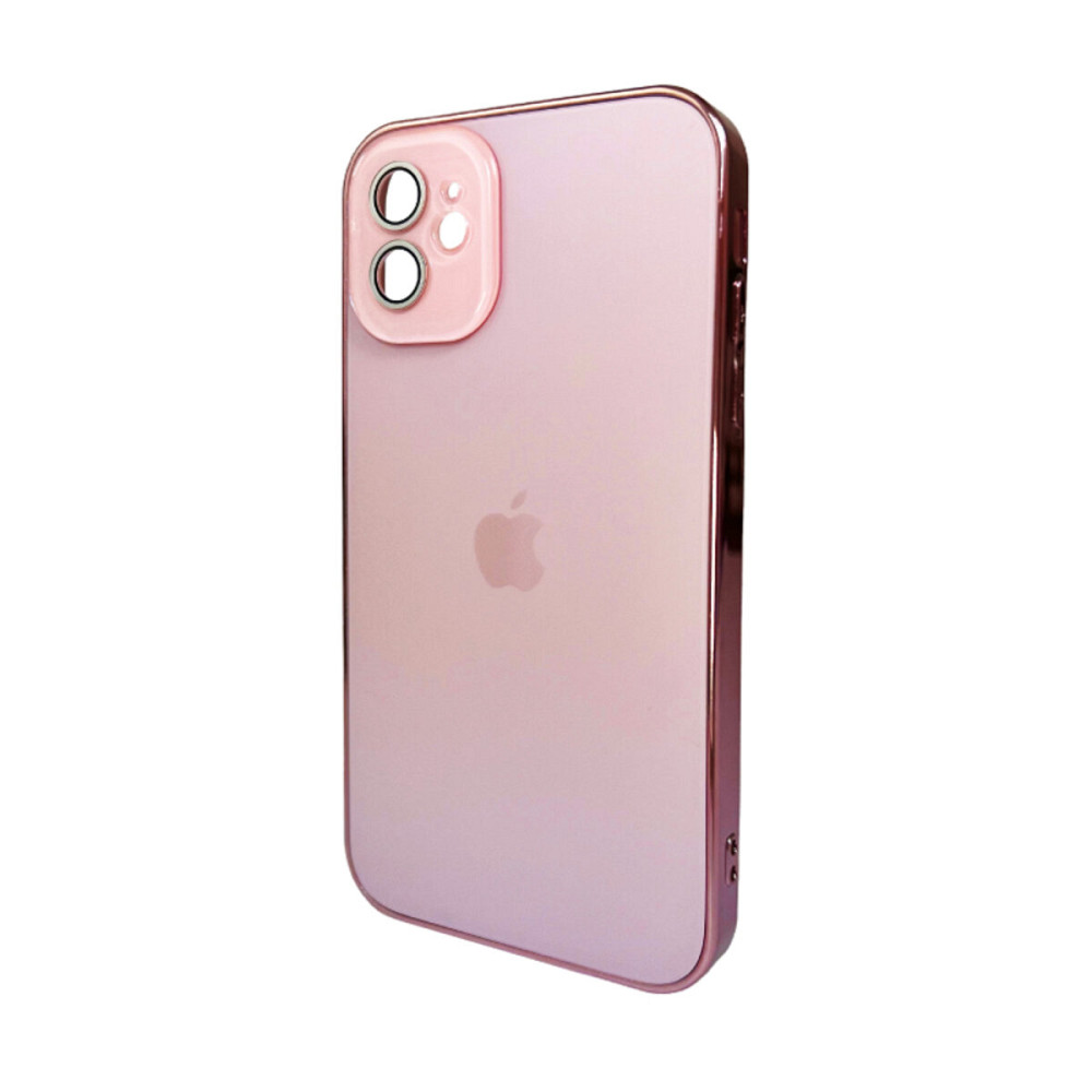 Чохол для смартфона AG Glass Sapphire Frame MagSafe Logo for Apple iPhone 12 Pink Київ - фото 1