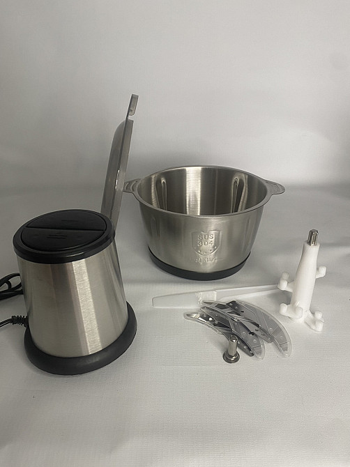 Кухонный помощник блендер измельчитель МОЛНИЯ 1200Вт, металлическая чаша 2000 мл, для измельчения продуктов. Одесса - изображение 5