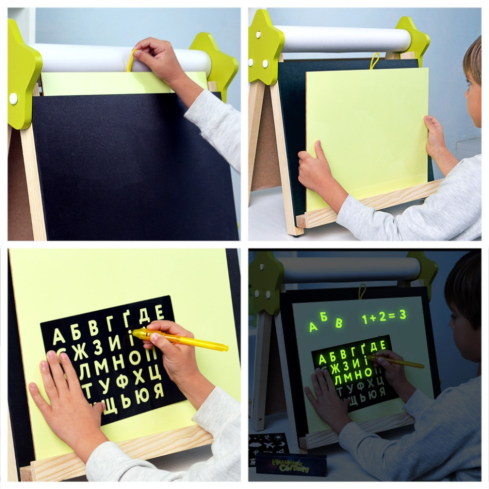 Мольберт дитячий настільний Двосторонній "5 в 1" Lumik LMA5N Вінниця - фото 8